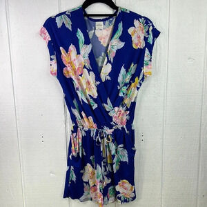 Kaileigh Floral Blue Jumpsuit